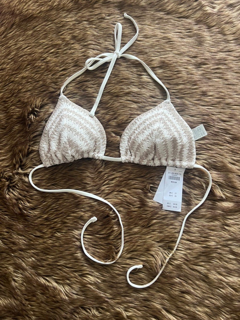 NWT Hollister Triangle Bikini Top
